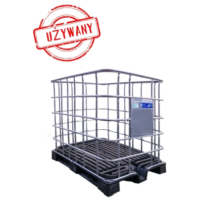 Kosz do zbiornika IBC  1200 L paleta plastikowa